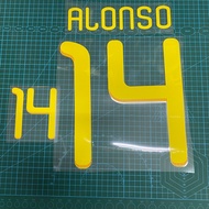 Alonso 14 spain home nameset nns