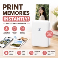HPRT MT53 Pocket AR Photo Printer Wireless Bluetooth Instant Printer Inkless Printing Color Photo Th