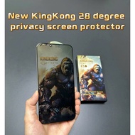 [Combo of 10 pieces (1 box) + cleaning paper] Oppo A79 (5G) KINGKONG anti-peeping tempered glass, An