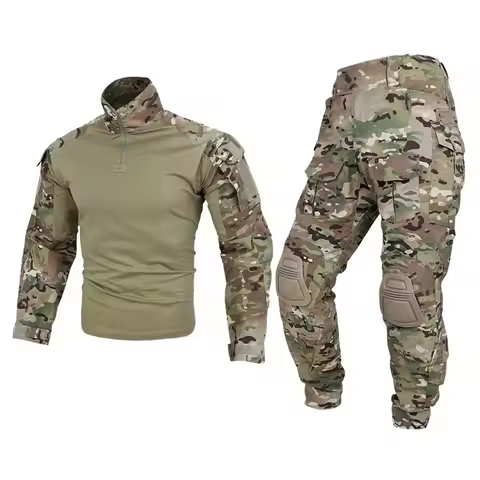 G3 Combat Uniform Tactical Sets Combat Shirt Cargo Pants Mens Multicam Suit Trainning Hiking Hunting