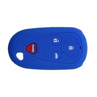 E4EG8D-444H-A OUCG8D-387H-A Remote Key Cover Case 4 Button Fit for Honda Acura TL TSX Dark Blue Sili