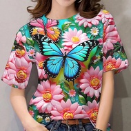 Hawaii Shirt Hawaii Floral Shirt 2025 Hawaiian Girls' Shirt Hawaii Girls' Shirt Women Street Trendy 