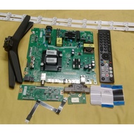 55A6100k HISENSE Alo board tcon Lvds Remote ori Kaki stand Backlight All parts Original new 100%