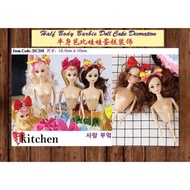 ikitchen Semi Body Barbie Doll Cake Decoration 半身芭比娃娃蛋糕装饰