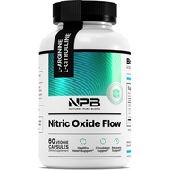 Nature's Pure Blend Nitric Oxide Supplements for Men – L-Arginine L-Citrulline – Heart Support & Flo