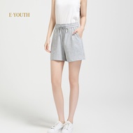 Eyouth 20233 Women Essential Drawstring Cotton Shorts
