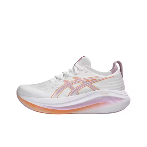 ASICS GEL Nimbus 27 Running Shoes Women's Low Top White/Light Purple 1012B753-101