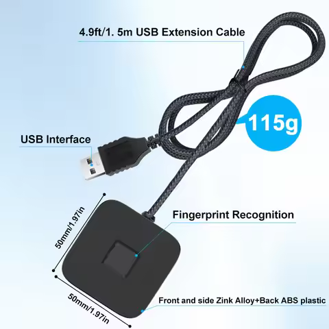 For Windows Hello Fingerprint Reader Portable USB Fingerprint Logger Biometric Fingerprint Login Rea
