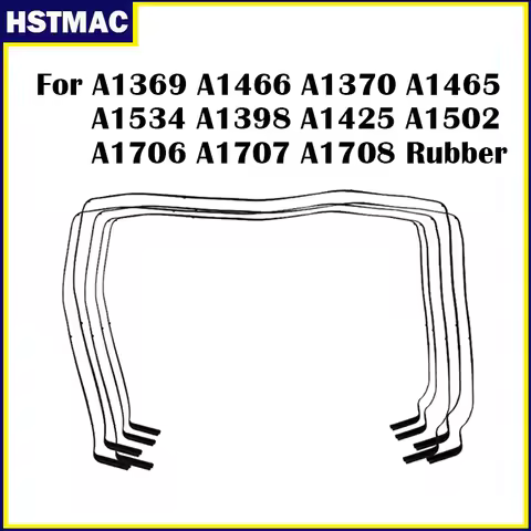 5pcs/set Laptop Bezel For Macbook Pro A1369 A1466 A1370 A1465 A1534 A1398 A1425 A1502 A1706 A1707 A1