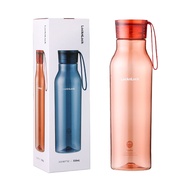 Lock And Lock ท่อสำหรับเดินทาง 550ml HLC644GRN/VOL/BRW ฝาปิดแบบมีซิปปิด เครื่องดื่มน้ำสุขภาพแบบอัตโน