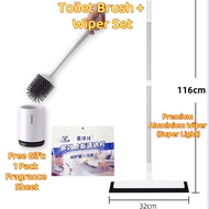 <Free Gift>  SG Seller No Drill No Punch Wall Mounted Toilet Brush and Brush Holder Wall Hanging Hou