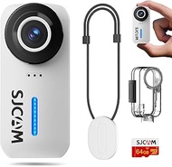 SJCAM C110 Plus Magnetic Mini Body Camera,4K 170° Fov|64GB Card Bodycam with Audio & Video Recording