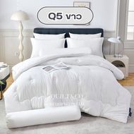 ชุดผ้านวมคอตตอนพรีเมียมสีทูโทน QUILT&CO BEDDINGDREAM งานคุณภาพ ผ้าหนานุ่ม ฟู ละมุนมาก