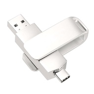 HP 2in1 OTG 5TB 8TB 10TB 16TB 20TB 30TB 64TB 128TB USB3.2แท่งไดร์ฟปากกาโลหะแท่ง U ดิสก์แฟลชไดรฟ์ (Mi