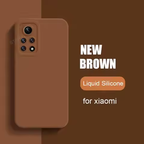 Camera Protection Case For Xiaomi Mi 10t Pro Mi10t 5g 10 T Mi10t Liquid Silicone Brown Matte Cover X