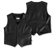 Jaket Rompi Kulit Sintetis DUST & RUSH Full Bordir - Rompi Motor Touring A644