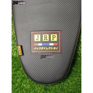 shelf☍■JRP FLAT SEAT YAMAHA MIO i 125 (M3) DRY CARBON NEW RUBBERIZE LOGO (ORIG THAILAND MADE)