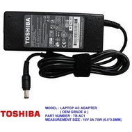 TOSHIBA PORTEGE 3500/ 3505/ 4000/ 4010/ 7000/ 7010 15V 5A ( 6.5 * 3.0mm ) LAPTOP AC ADAPTER ( OEM GR