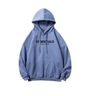 Hoodie Jumper Sweater Essentials Logo Text Casual Premium Full Tag / Distro Couple Jumper Hoodie / M