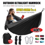 Duyan Hammock Heavy Duty Travel Camping Hiking Double Outdoor Portable Hammock