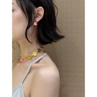 Double Agate Pearl Square Design Earrings