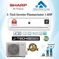 SHARP J- Tech Inverter Plasmacluster Air Conditioner (1HP/1.5HP/2HP/2.5HP) PENGHAWA DINGIN COOLING AIRCOND