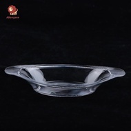 abongsea Banana Split Bowls Acrylic Serving Plates Reusable Food Storage Container for Snas Cheese M