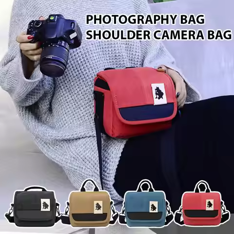 DSLR Camera Bag for Canon EOS R10 R50 R100 R7 RP 250D 200D M200 M50 M6 SX70 SX60 Nikon ZFC Z50 Z30 Z