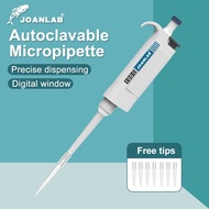 JOANLAB Laboratory Pipette Autoclavable Digital Adjustable Micropipette Lab Equipment With Pipette T