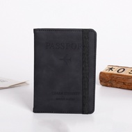 ปกพาสปอร์ต กระเป๋าใส่พาสปอร์ต กระเป๋าใส่เอกสารการเดินทาง RFID PASS พร้อมแผ่นป้องกันการสแกน Passport Cover