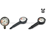 SUNLINE SUB VALE MINI Pressure Gauge Rubber HP Hose / TEMPERED GLASS MINI PG w/Rubber HP / VALE Mini