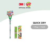 3M™ Scotch-Brite™ Hands Free Quick Dry PVA Sponge Mop 1 pc/pack For cleaning &amp; drying home floors easily &amp; handsfree