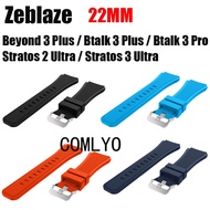 For Zeblaze Btalk 3 Pro plus GPS /Stratos 2 3 Ultra / Beyond 3 plus Strap Smart watch Silicone Brace