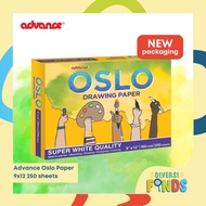 Advance Oslo Paper 9  x 12  100 GSM 1 ream 250 sheets