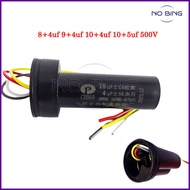 Cbb60 Washing Machine Capacitor 500VAC  450VAV Dual Tube Washing Machine Starter Capacitor Four Wire