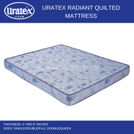 Uratex Radiant Quilted Mattress 4 INCHES THIOK Original Uratex with 5 Years Warranty (single / double / full double / queen / family) uratex bed foam mattress