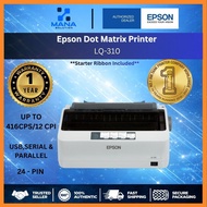 Epson LQ-310 Dot Matrix Printer | 24-Pin SIDM | USB, Serial & Parallel Invoice Receipt Printer