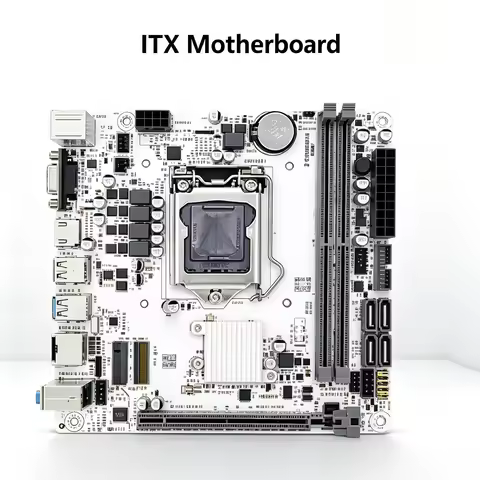 ITX-H310 Mini ITX Motherboard With Fan LGA1151 Socket Support 6/7/8/9 Gen CPU E3V5V6 Processor Dual 