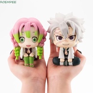 ROEMDEE Demon Slayer Figure, Anime Character Shinazugawa Sanemi Kochou Shinobu Figure, Collectible Q