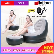 INTIME YT-125 Premium Sofa Udara Tempat Duduk Dengan Rehat Kaki Kecil Inflatable Ultra Lounge Relaxi