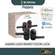 Aqara U300 Smart Door Lock Keyless Entry Fingerprint Bluetooth WiFi Matter Smart Lock Aqara Home App