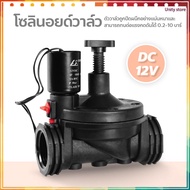 Unity store            Solenoid Valve โซลินอยด์วาล์ว 12V DC แรงดันน้ำ 0.2-10bar โซลินอยวาล์วเกลียวใน