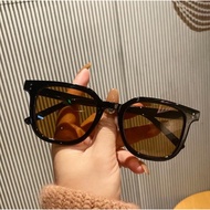 -100~-400 Fashion new myopia sunglasses men's square sunglasses have degree glasses female sunscreen