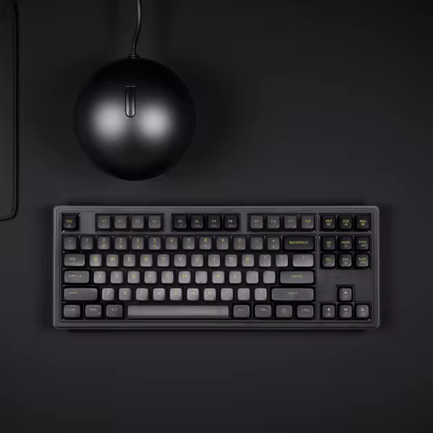 HEXGEARS M3 Mechanical Keyboard Wired 87 Key 5 Layer Silencing Filling Hot-swappable Gamer Keyboard 