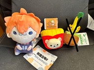 排球少年、Rilakkuma、Pikmin公仔