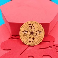 Amulet Kekayaan Emas Dewa Rejeki Jimat Penarik Uang Chinese Feng Shui Jimat Penarik Uang Datang Send