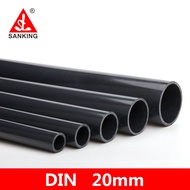 Sanking 20mm-63mm (100CM) UPVC Pipe  Garden Irrigation System Fittings Aquarium Tank Tube Adapter Water Pipe Connectors