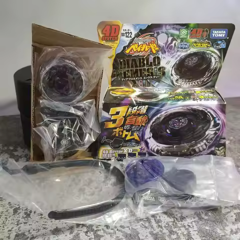 Takara Tomy Metal gyroscope BB122 DIABLO NEMESIS X:D 4D MET lichtwerper