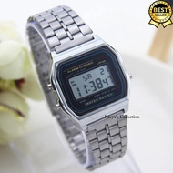 Casio F-91W Fashion Vintage LED Digital Watch Stainless Steel Strap Alarm Wrist Watch For Men Women Unisex