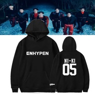 Kpop Enhypen Hoodie Enhypen NI-KI 05 Hoodie Women Men Long Sleeve Pullover Hooded Sweatshirts